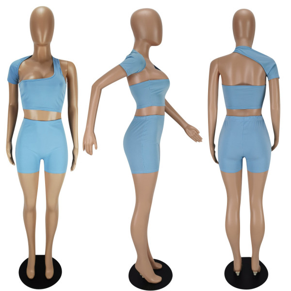 Sexy hollow sports two-piece suit S170