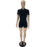 Ladies short sleeve jumpsuit LL6335
