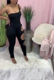 Hollow strappy jumpsuit LL6326