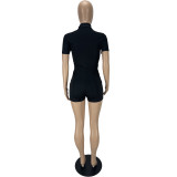 Ladies short sleeve jumpsuit LL6335