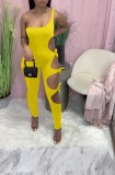 Hollow strappy jumpsuit LL6326