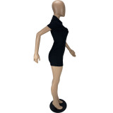 Ladies short sleeve jumpsuit LL6335