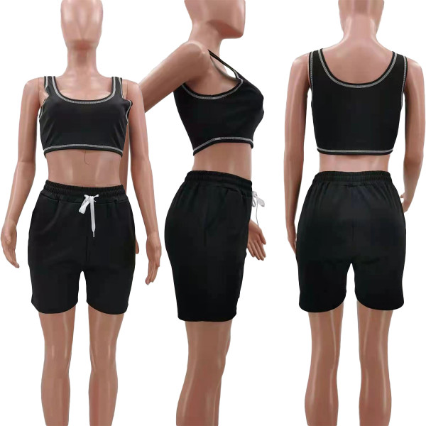 Pure color leisure sports suit TK6172