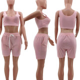 Pure color leisure sports suit TK6172