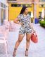 Bat body loose fashion casual sexy one-piece OM1258