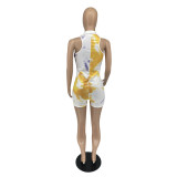 Printed urban trend style jumpsuit FM2032