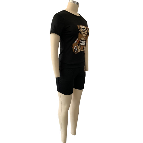 Animal cartoon patch suit women DN8610