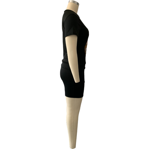 Animal cartoon patch suit women DN8610