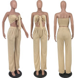 Sexy chest wrap, halter, various wear, two-piece suit HY5216