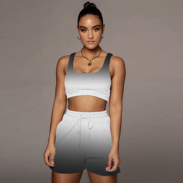 Gradient yoga fitness and leisure two-piece suit LY036