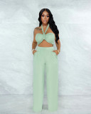 Sexy chest wrap, halter, various wear, two-piece suit HY5216