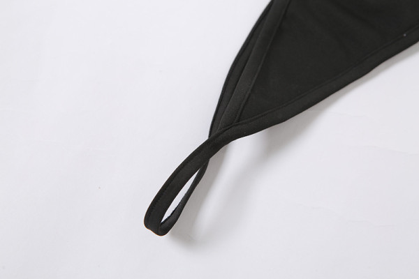 Sexy hollow open back one-shoulder high waist tight-fitting casual sports jumpsuit  K21Q03184