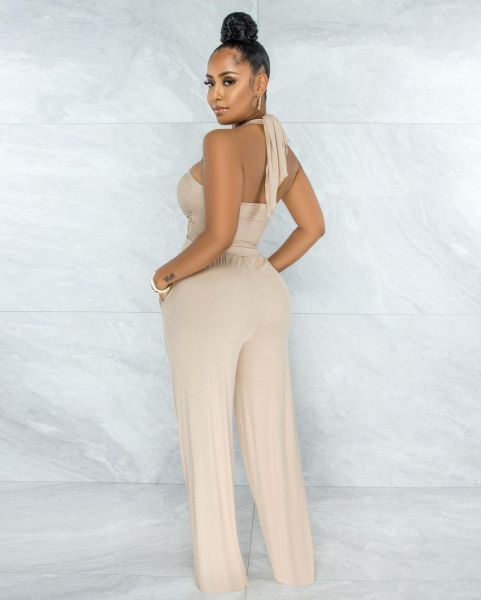 Sexy chest wrap, halter, various wear, two-piece suit HY5216