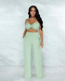Sexy chest wrap, halter, various wear, two-piece suit HY5216