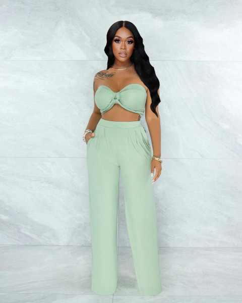 Sexy chest wrap, halter, various wear, two-piece suit HY5216