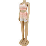 Gradient yoga fitness and leisure two-piece suit LY036