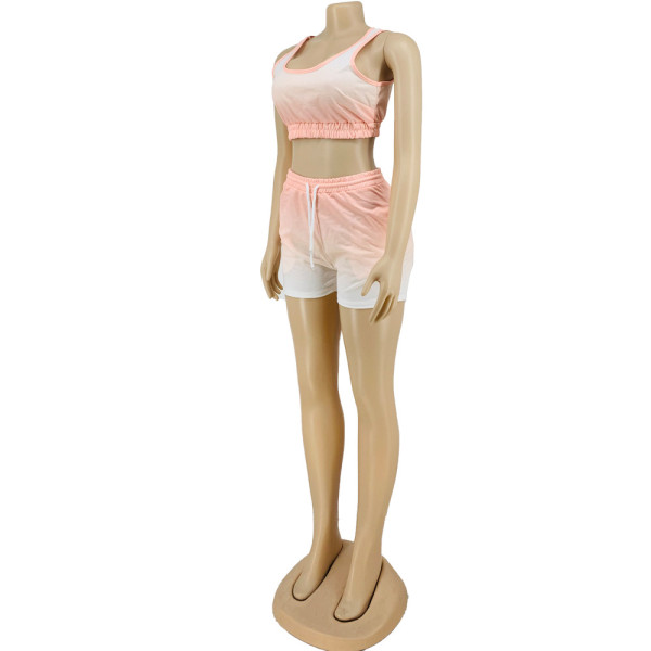 Gradient yoga fitness and leisure two-piece suit LY036