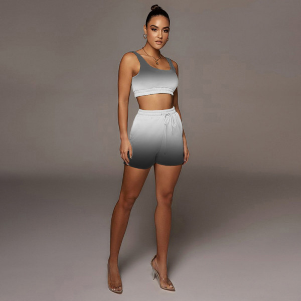 Gradient yoga fitness and leisure two-piece suit LY036
