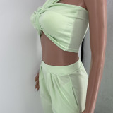 Sexy chest wrap, halter, various wear, two-piece suit HY5216