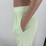 Sexy chest wrap, halter, various wear, two-piece suit HY5216