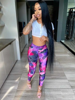 New printed bottom trousers BN179