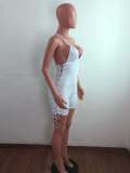 Hanging straps tight-fitting hip-lifting high-waist strap-covering hip overalls AJ4348
