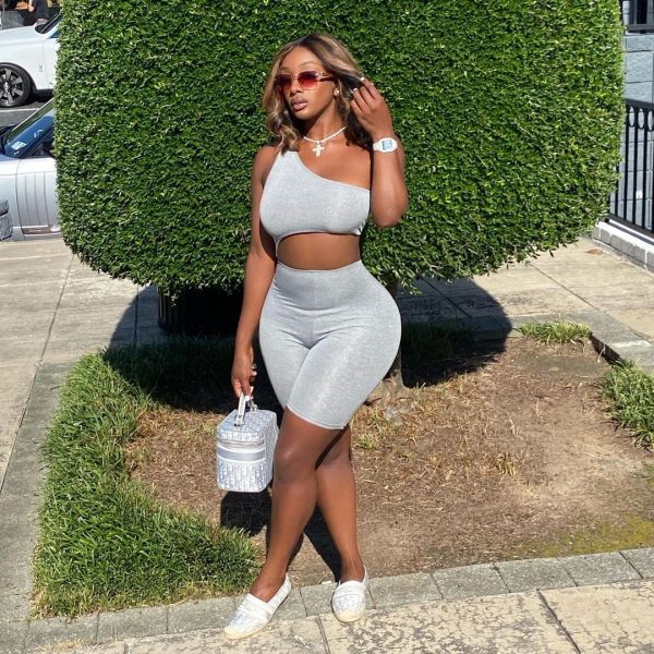 Slanted shoulder leaky back sexy jumpsuit YT3269