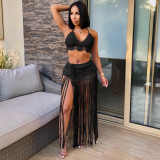 Hand-hook perspective beach blouse fashion suit Z0102