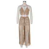 Hand-hook perspective beach blouse fashion suit Z0102