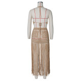 Hand-hook perspective beach blouse fashion suit Z0102