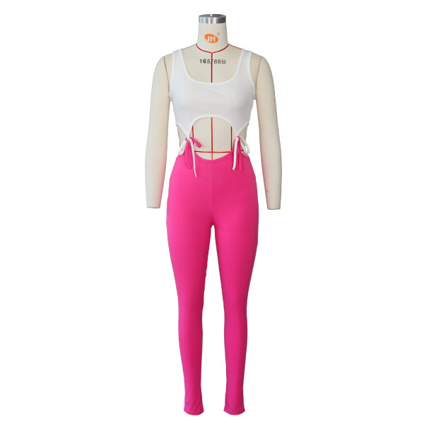 High stretch lace tight sexy fashion sports suit G0291
