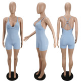 High quality sling jumpsuit with suspenders S172