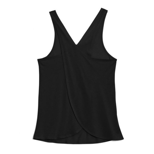 Sleeveless shawl sling top nude fitness sports body ladies vest 601023988876-1