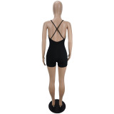 High quality sling jumpsuit with suspenders S172