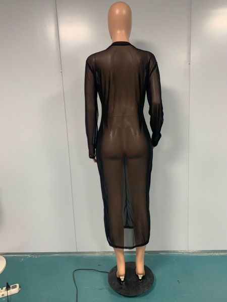 Summer women's sexy mesh dress YM175