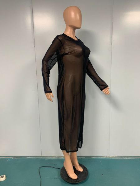 Summer women's sexy mesh dress YM175