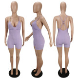 High quality sling jumpsuit with suspenders S172