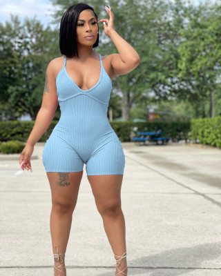 High quality sling jumpsuit with suspenders S172