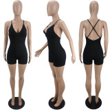 High quality sling jumpsuit with suspenders S172