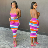 Pit check sling dress QS5066