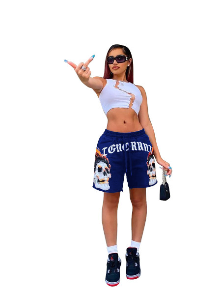 Spoof fashion casual double pocket shorts QS5027