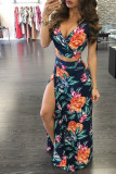 Classic floral hot sale two-piece dress M482