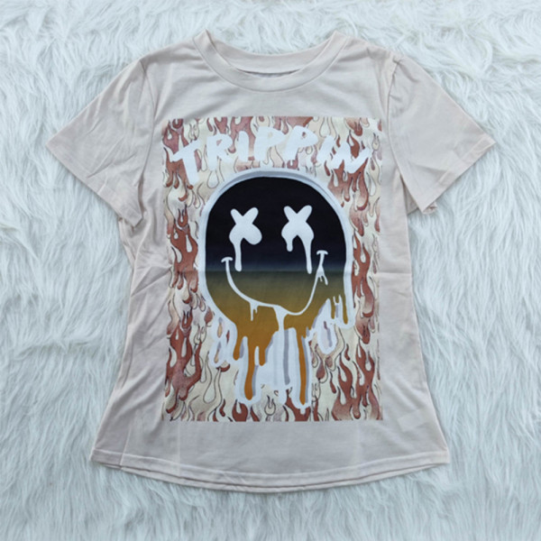 Trendy gradient print T-shirt BN7176