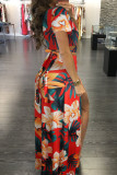 Classic floral hot sale two-piece dress M482