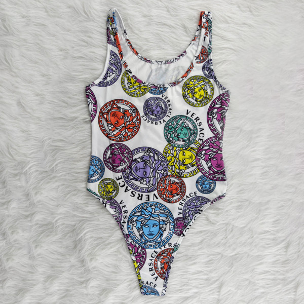 Fashion printing colorful sexy one-piece swimsuit BN7188
