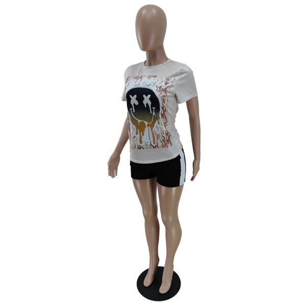 Trendy gradient print T-shirt BN7176