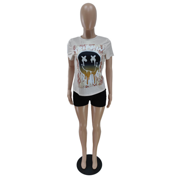 Trendy gradient print T-shirt BN7176
