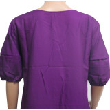 Classic casual gradient solid color dress M1113