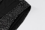 Nightclub Europe and the United States sexy v-neck sequined slim fit pants P072695W