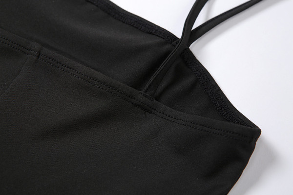 New sexy short cutout sports jumpsuit with suspenders P1738312